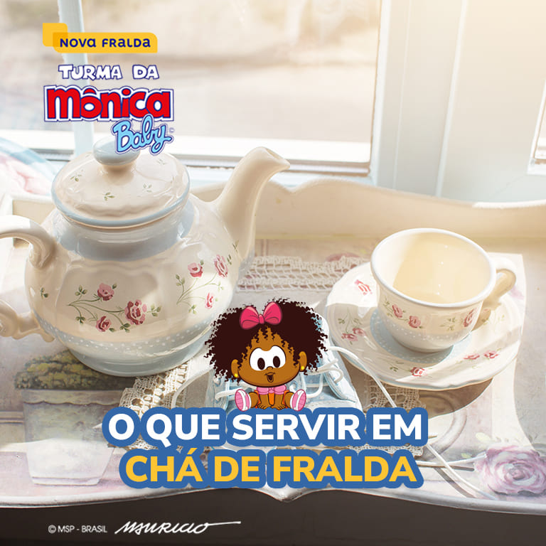 O Que Servir em Ch de Fralda Turma da M nica Baby