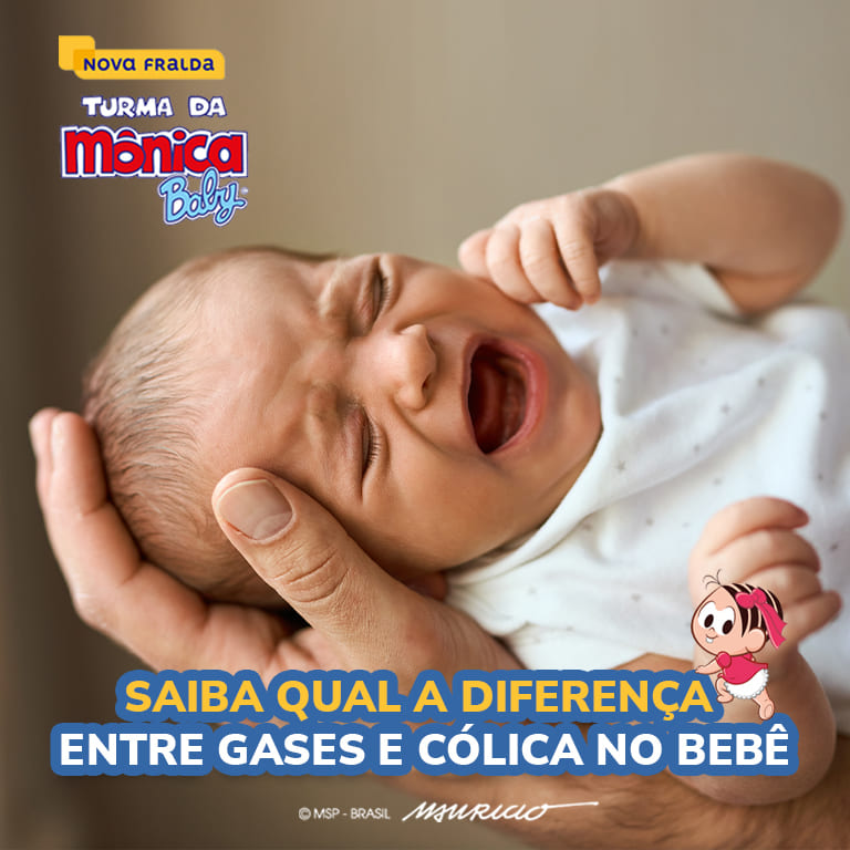 Diferença entre gases e cólica no bebê