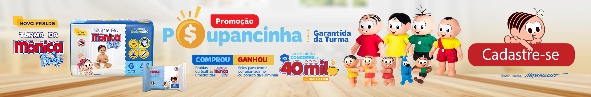 Fralda Turma Da Mônica Baby Giga – Clube Baby Promoções para