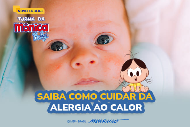 Como aliviar a alergia do calor em bebê?