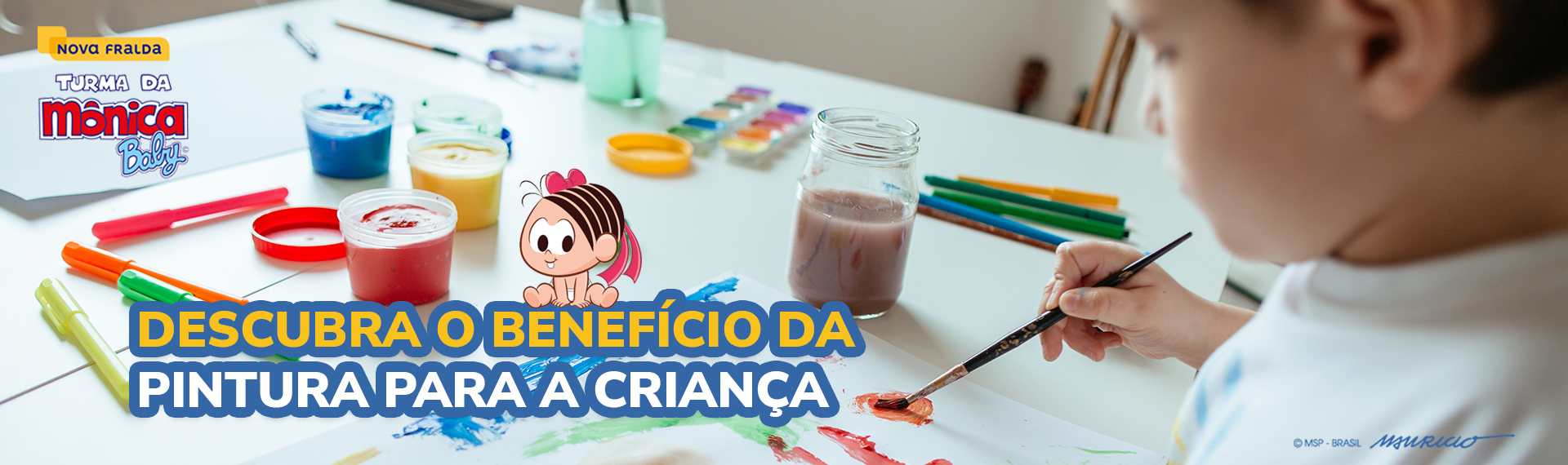 Pintura com tinta guache e - Alfabeto Educação Infantil