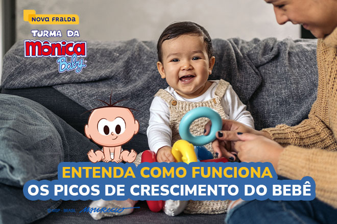 Home  Novas fraldas Turma da Mônica Baby. O melhor para o seu bebê.