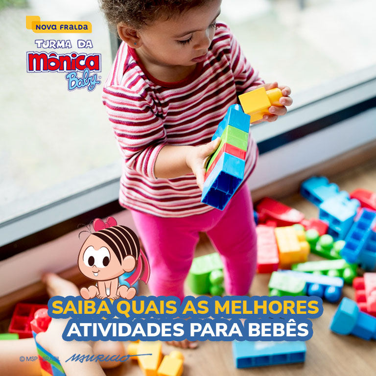 Atividades para bebês e crianças bem pequenas. 1 a 2 anos. - Bebê Ativo