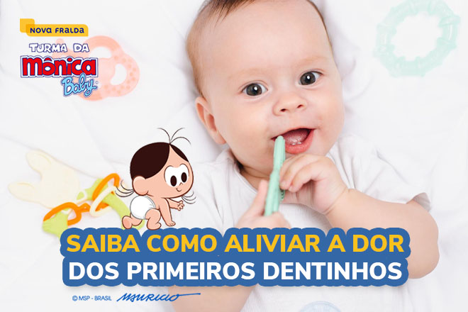 Como acalmar o bebê que está nascendo os dentes?